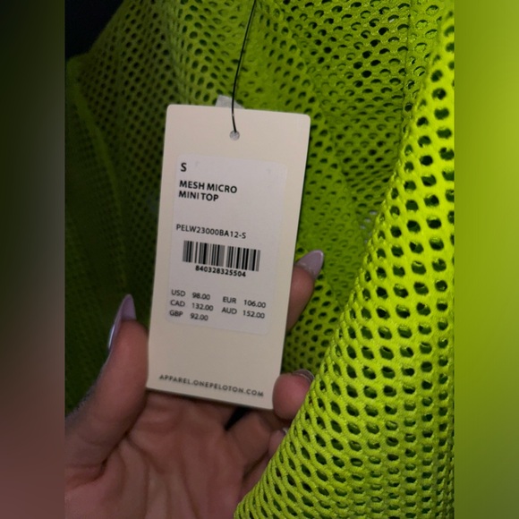 Brittany Allen x Peloton Mesh Micro Mini Top - Picture 6 of 8